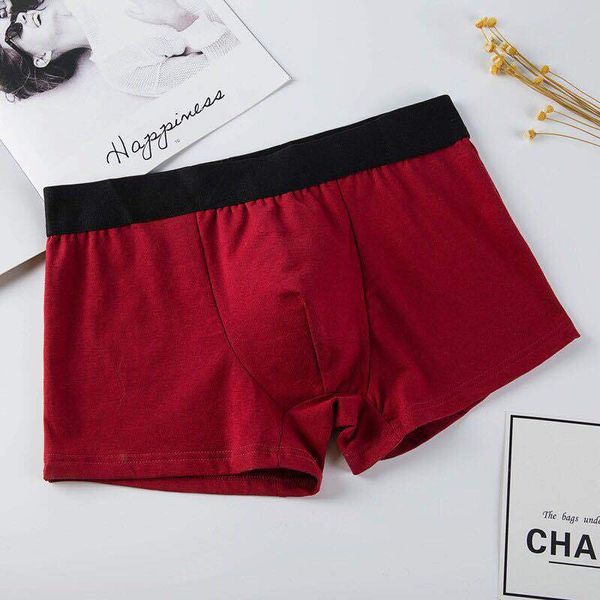 

brand new mens underwear casual boxers slim solid comfortable breathable cotton soft mid-waist moisture wicking men home panties, Black;white