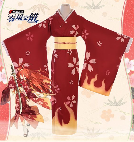 

shana shakugan no shana anime cosplay kimono costume, Black