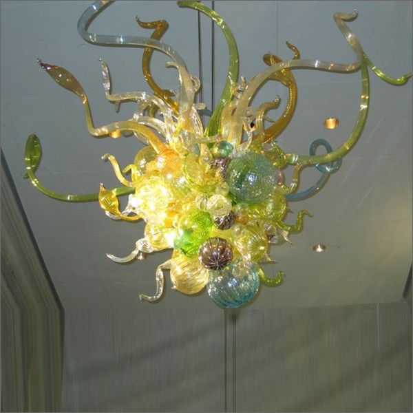 

turkish style blown glass chandelier modern crystal led ac wedding centerpieces multi colored italian designer glass pendant lamps