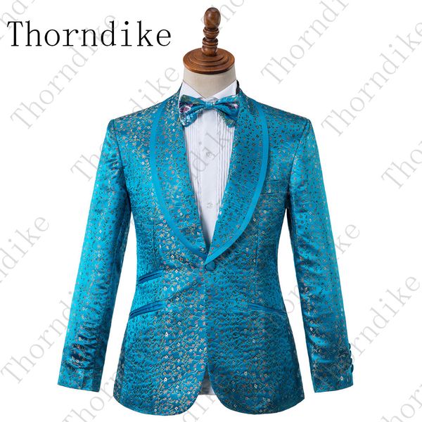

fancy paisley blazer men luxury print shawl collar suit jacket men wedding dinner party stage singer costumes terno masculino, White;black