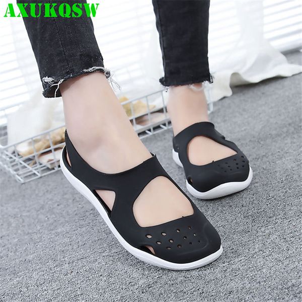 

soft bottom sandals 2020 fashion lady girl sandals summer women casual jelly shoes hollow out mesh flats beach