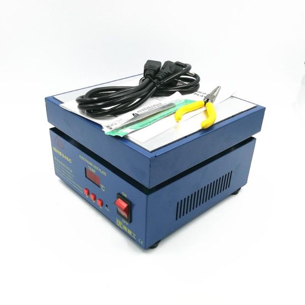 

110/220v 800w 946c electronic plate preheat preheating station 200x200mm for bga pcb smd heating led lamp desoldering