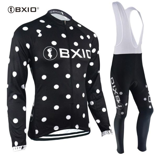 

bxio women winter thermal fleece long sleeve bike jersey invierno ropa ciclismo cycling sets jerseys mtb bicycle clothes 038, Black;blue