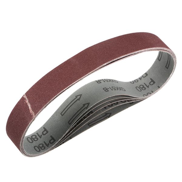 

uxcell sanding belt aluminum oxide sand belts for sander 180 grit 5pcs
