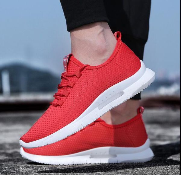 

running shoes for men summer new men sneakers lace up low jogging shoes man athletic footwear breathable sale