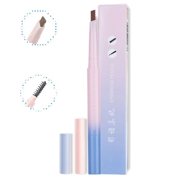 

5 color waterproof eyebrow pencil long lasting non-decolorizing rotatable triangle eyebrow pen maquiagem profissional completa