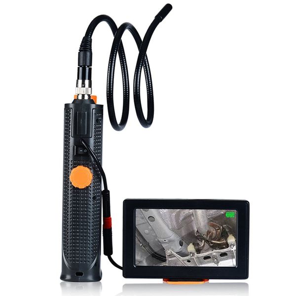 Freeshipping Profissional Handheld de 4.3 Polegada Endoscópio Cobra Endoscópio Inspeção De Vídeo Industrial Câmera À Prova D 'Água