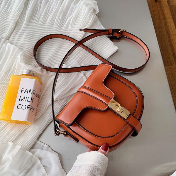 

женщины crossbody сумка ретро 2019 новый корейский моды дамы креста тела седло плеча сумка роскошные женщина сумочка для мобильных