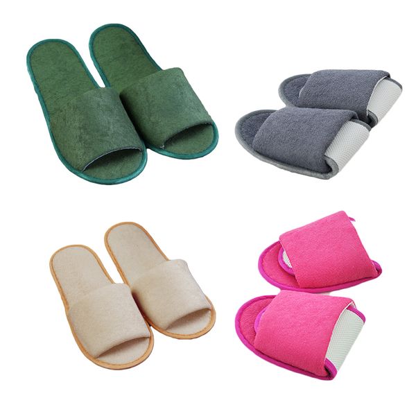 

simple slippers men women l travel spa portable folding house home gray 2019 new cozy fashion convenient indoors slippers, Blue;gray