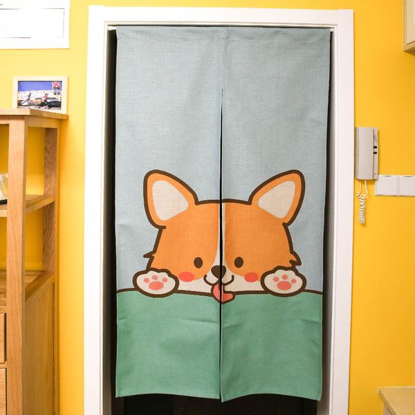 

cute dog door curtain living room bedroom partition decorative curtain kitchen bathroom hanging feng shui