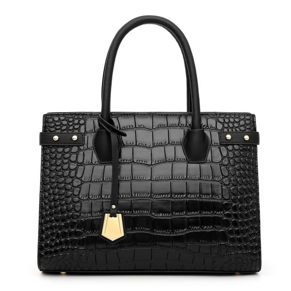 

vintage women handbags crocodile pattern fashion handbags messenger shoulder bags female leather bags large capacity tote bag