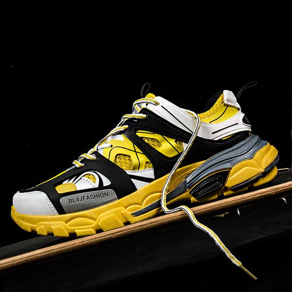 

2019 new style spring new style shoe men's korean-style men's shoes white shoes athletic university trendy cas, Black