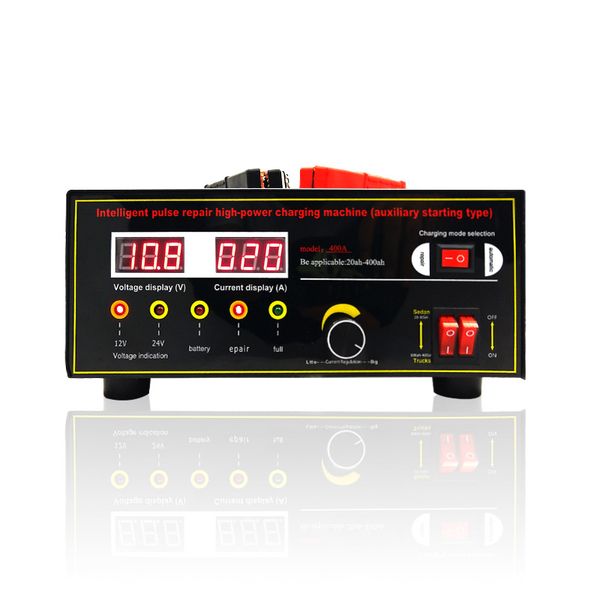 

оптовая продажа 600w smart battery charger 12v 24v полностью автоматическая помощь запуска интеллектуальный ремонт импульсов для свинцово ки