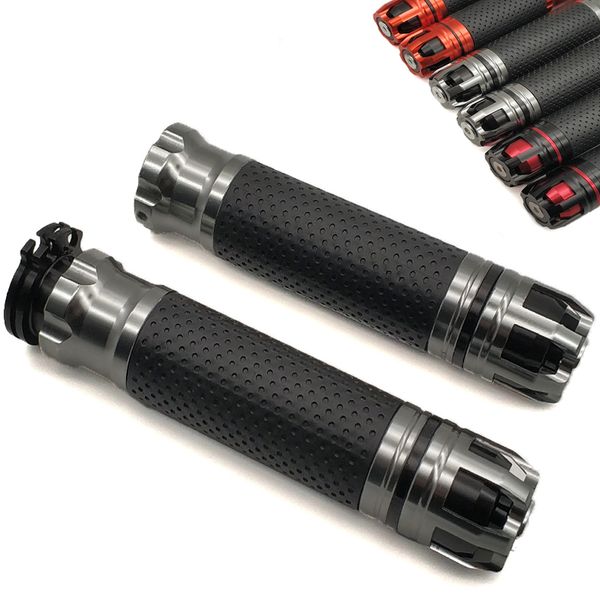 

motorcycle anti-skid handle ends handlebars racing hand grips cnc 22mm 7/8" for hypermotard 821 939 1100 796 sp m1000s
