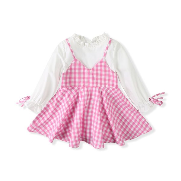 

pre-sale] spring and autumn children's long-sleeved girl dress, girl dress, Red;yellow