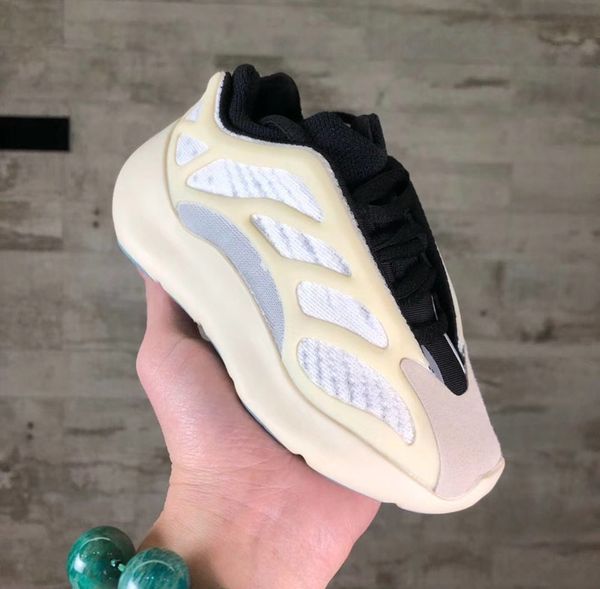 

2020 new 700v3 alvah azael children running shoes boy girl young kid sport sneaker size 26-35, Black