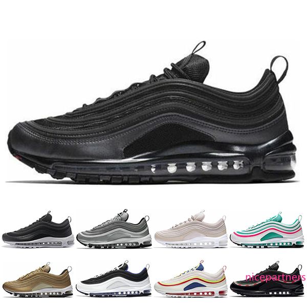

mens womens running shoes triple white balck pink metallic gold south beach se japan yellow sports sneakers shoes size 36-45
