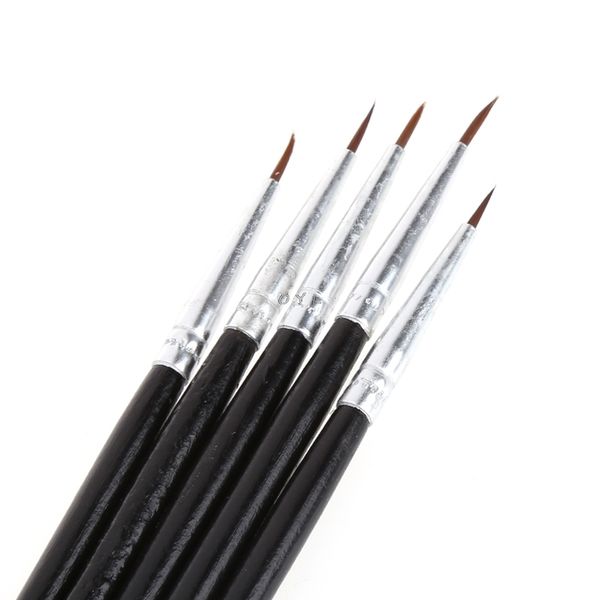 

5pcs excellent quality nylon hair brush hook line pen artist watercolor acrylic painting drawing art pen paint brush nylon brush other hand