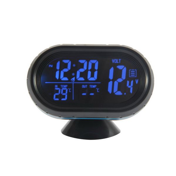 

2 in 1 digital auto car thermometer + car battery voltmeter voltage meter tester monitor + electronic clock sale