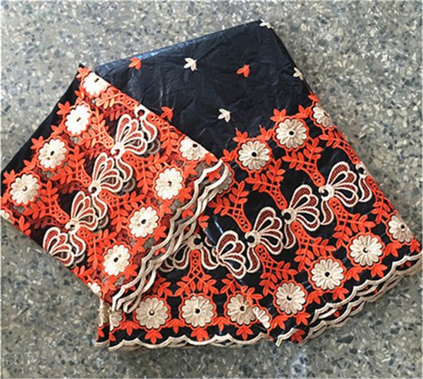 

atiku fabric for wedding tissu bazin riche getzner 2019 nouveau nigerian gele women embroidery bazin 5+2yards/lot, Black;white
