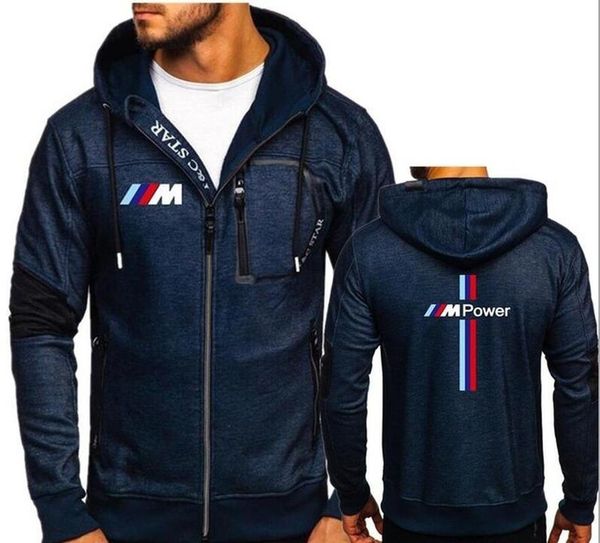 

2020 new joggings men autumn winter zipper coat men sportwear tracksuit male motorsport m power print hoodies europeansizx