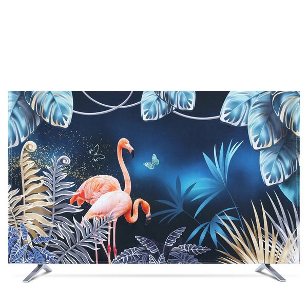

television cover dust cover set hanging 55-inch dust-proof sunscreen tv dust cloth