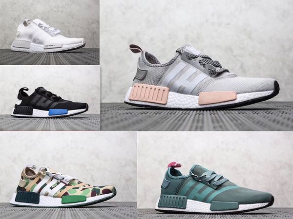 

2019 разводят NMD R1 Runner Primeknit atmos Thunder Nmds xr1 мужчины и женщины удобные кроссовки OREO арме