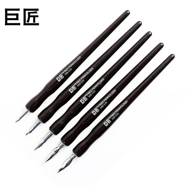 

japan 5pcs cartoonist dip pen set saji/school g/d/maru manga tips / pen holder for cartoon drawing fountain