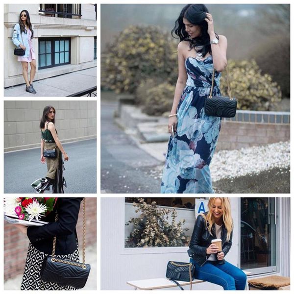 

высококачественная кожаная женская сумка 2020 marmonf chain bag шелковая подкладка елочка сумочка сердце вышитые сумки ткань плечевой ремень