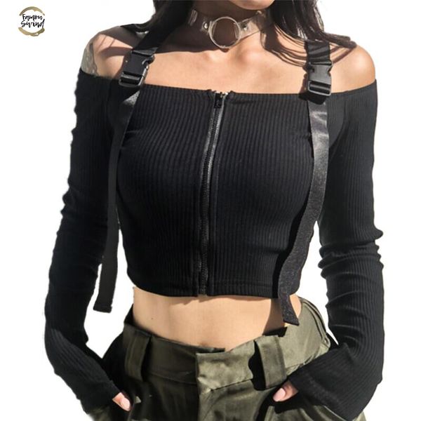 

t shirt lange mouw vrouwen shirt vrouwen t shirt crop 2019 cap sleeve koreaanse mode stijl overhemd feminina black korte top, White