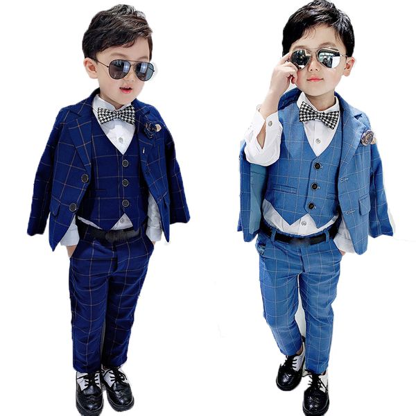 

формальные цветочные свадебные мальчиков костюм набор детей принимающей стороны paino производительность костюм платье дети плед блейзер жил, Black