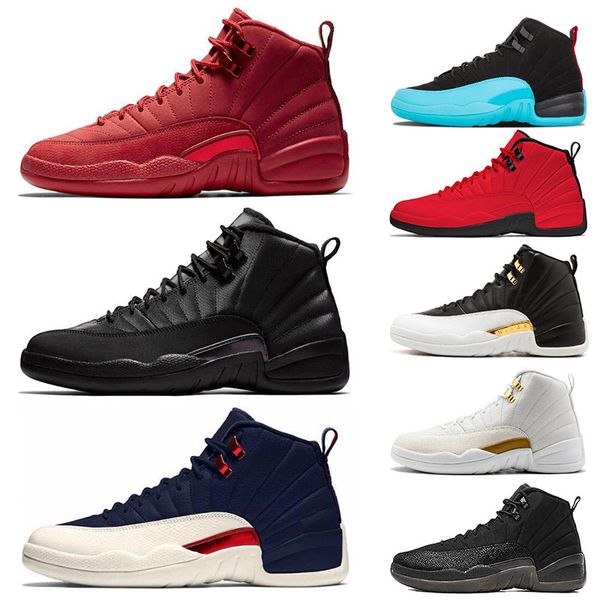 

Hot Winterized WNTR 12 12s Mens Basketball Shoes Gym Red College Navy Wings Black CNY French Blue men Sport Sneakers 7-13