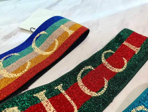 

elastic letter headbands for women and men italy colorful headbands summer hair bands headwraps drop sihpping c346