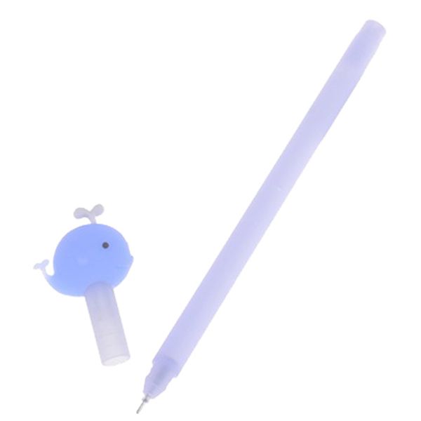 

новый 2pcs дельфин sea gel животных pen подпись pen escolar papelaria школа канцелярских товары рекламных подарки