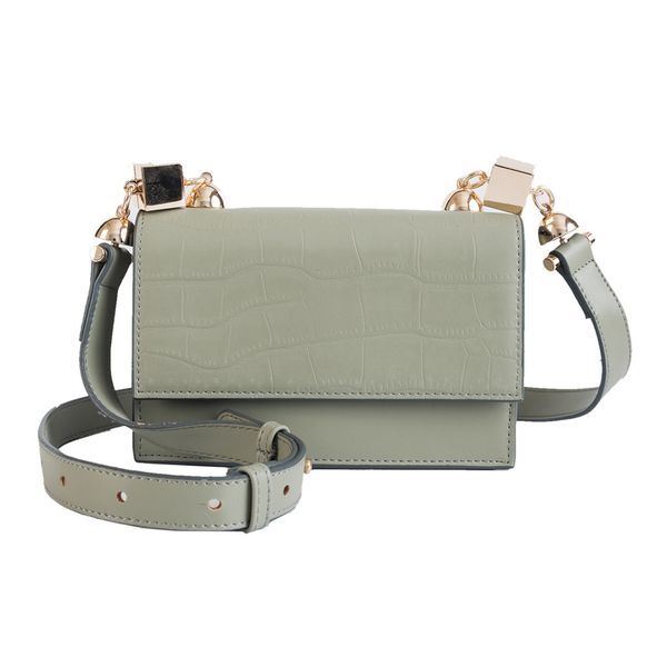 

retro casual soild color handbag golden chain bag summer women's fashion wild solid elegant print single shoulder messenger bags