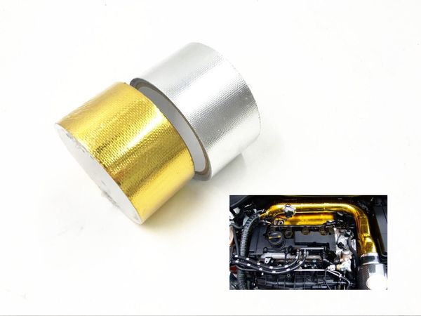 

fifan-2 inch elf adhesive reflect-a-gold heat wrap barrier for a4 b6 e30