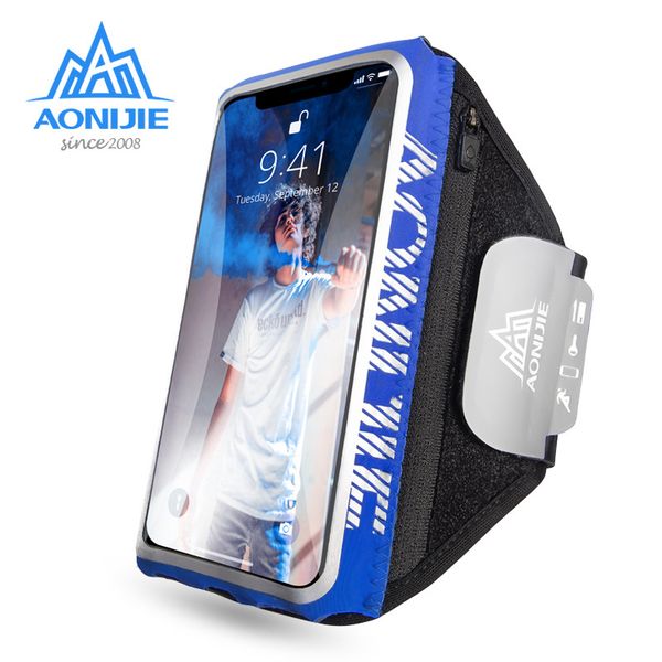

aonijie a7101 tpu touchscreen cell mobile phone sports running armband arm bag case holder for fitness gym workout marathon bag