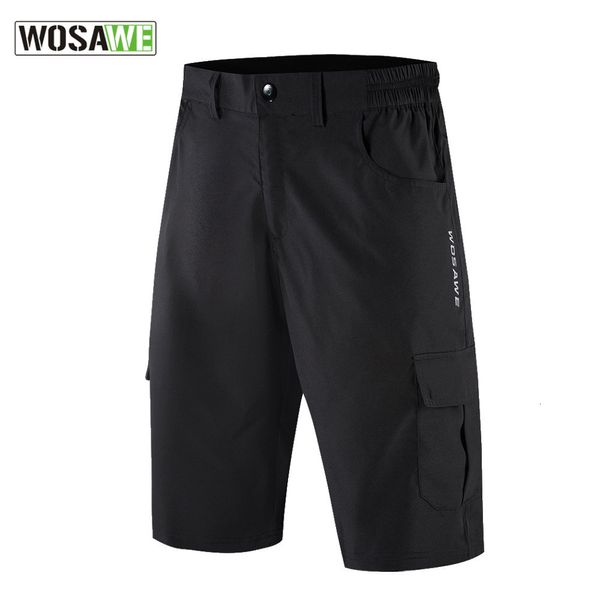 Wosawe A Mountain Country Downhill Pants A Mountain Country veículos voluntariamente velocidade Do Shorts de bicicleta Shorts Movimento Shorts Mais de bolso