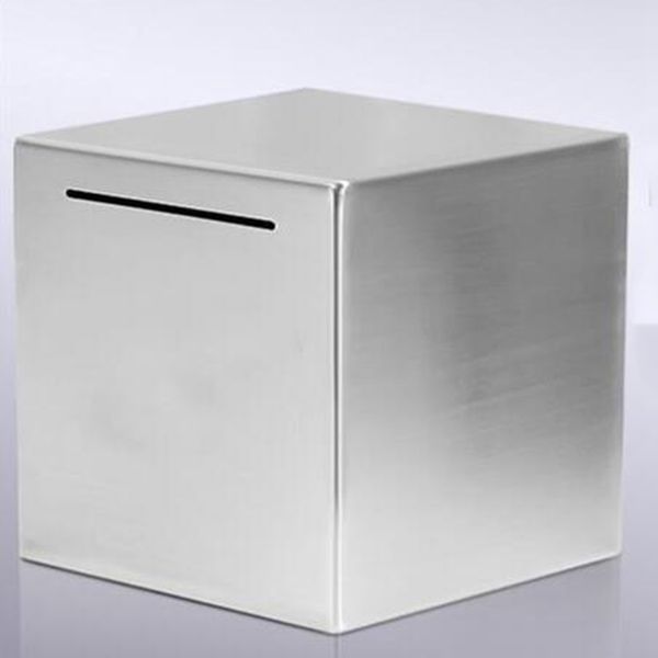 

safe piggy bank made of stainless steel,safe box money savings bank for kids,can only save the piggy bank that cannot be taken o