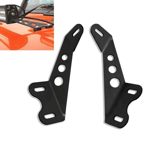 

hood mounting brackets for 07-18 wrangler jk straight 20 22inch led work light bar