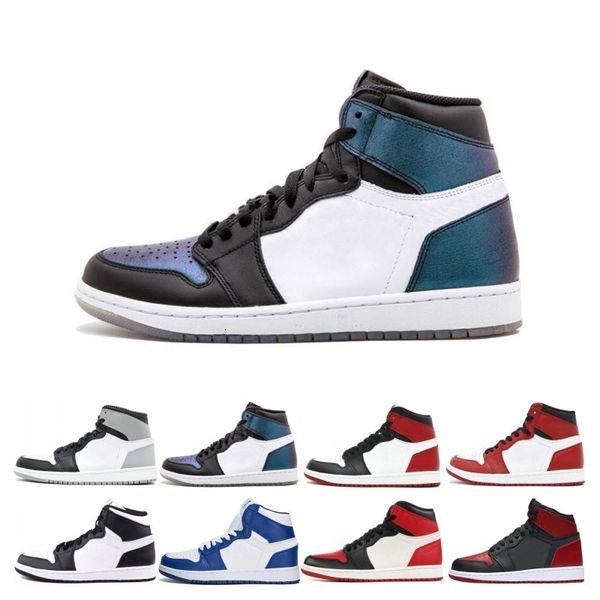 

2019 classic court purple pine green mid og 1 3 men women basketball shoes 1s banned bred chicago royal blue sports sneakers
