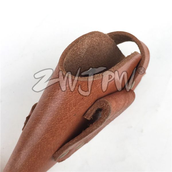 

hunter brown leather holster belt vintage 5