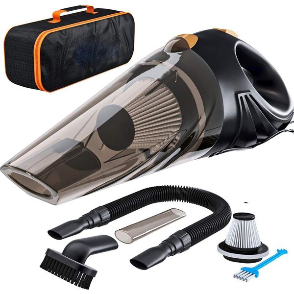 

wireless 4800pa strong power car vacuum cleaner dc 12v 120w with handbag cyclonic wet / dry auto portable vacuums cleaner dust