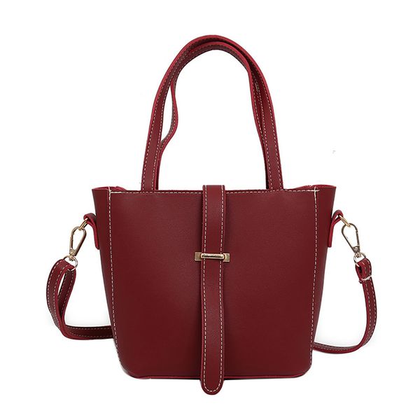 

sleeper #401 2019 new fashion women shoulder bag wild messenger bag small square solid color leather pouch ing