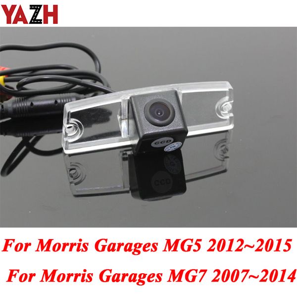 

car rear view camera for morris garages mg5 mg7 2007~2015 parking reverse camera hd ccd rca ntst pal license plate light