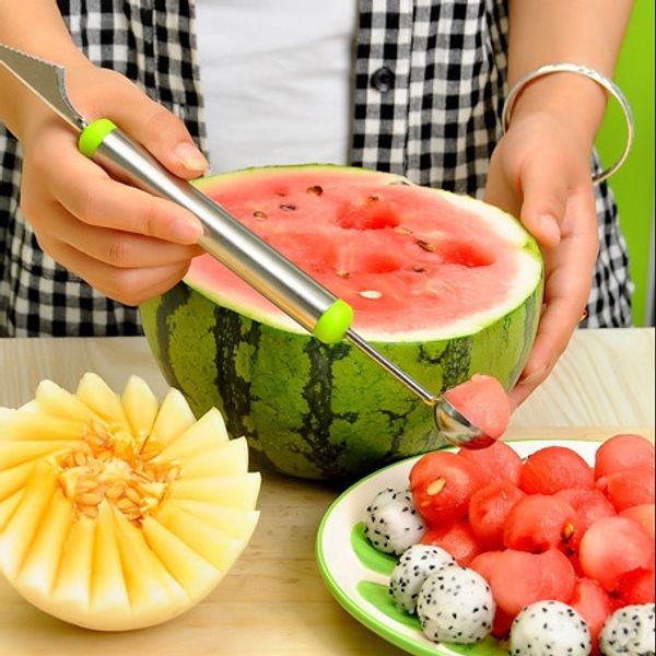 

stainless steel fruits ball digging machine pattern modeling scoop scoop watermelon spoon artifact carving knife assorted cold dishes tool