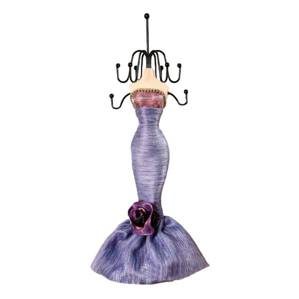 

stylish resin mannequin dress jewelry holder jewelry display storage display rack earrings necklace rings shelf 2019