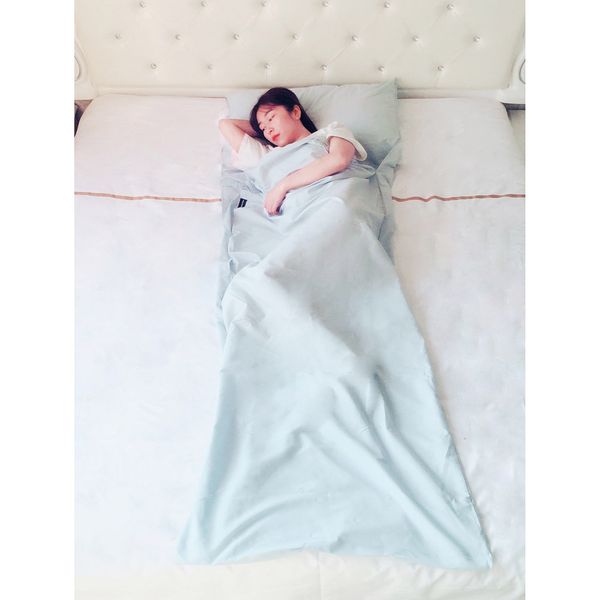 

sleeping sheet bag sleep sack cover portable lightweight for outdoor camping hiking travel mck99