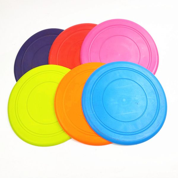 

non-toxic silicone dog frisbee for large dog puppy pet toy dog training tool pet dogs disk soft silicone flying disc 7 colors dbc vt0951