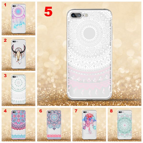 Funda de móvil para Huawei Silicona Funda TPU cover bolso mandala motivo